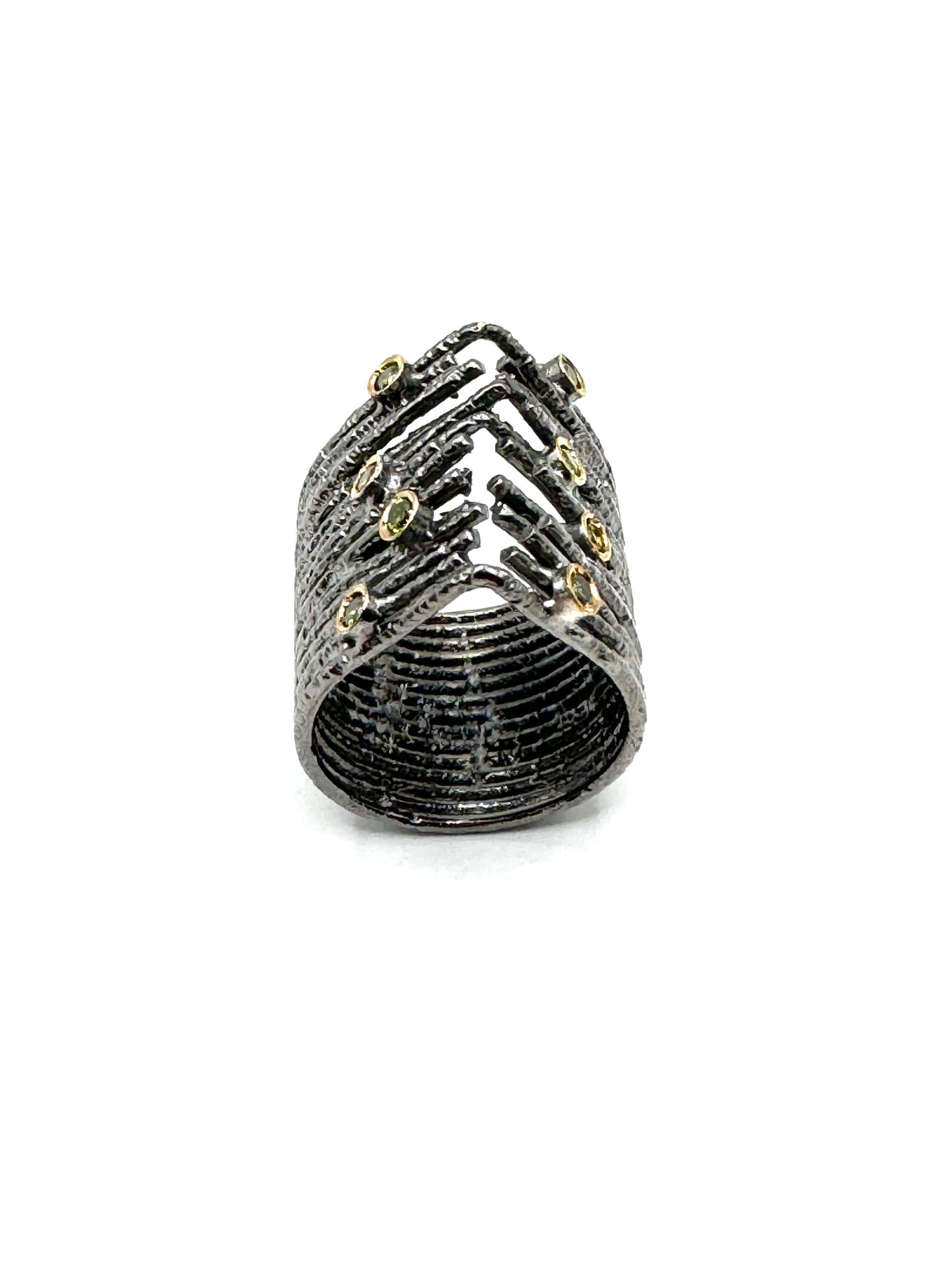 Sterling silver ring K18-22