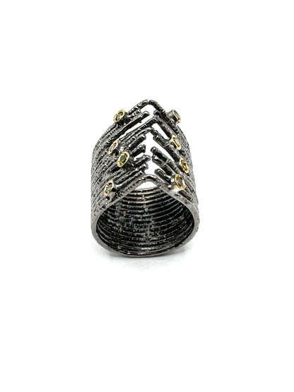 Sterling silver ring K18-22